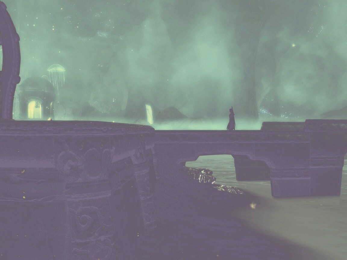 Светящийся путь обои