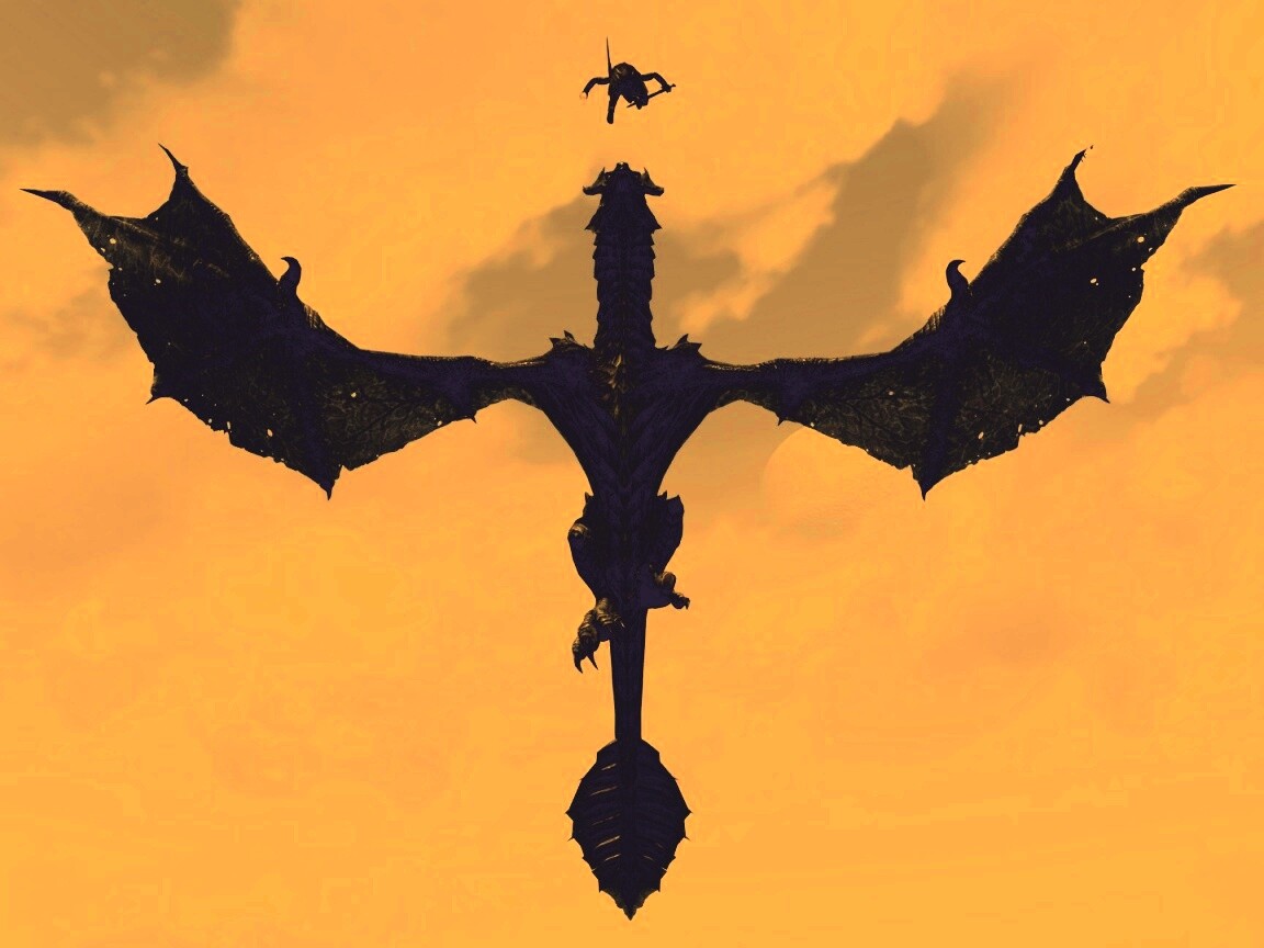 Нападающий дракон обои