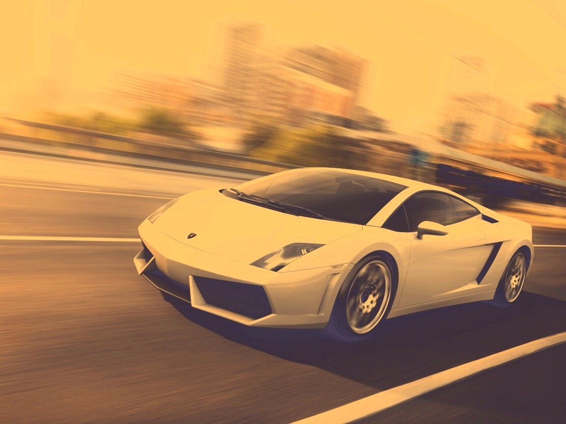 Серый Ламборджини обои