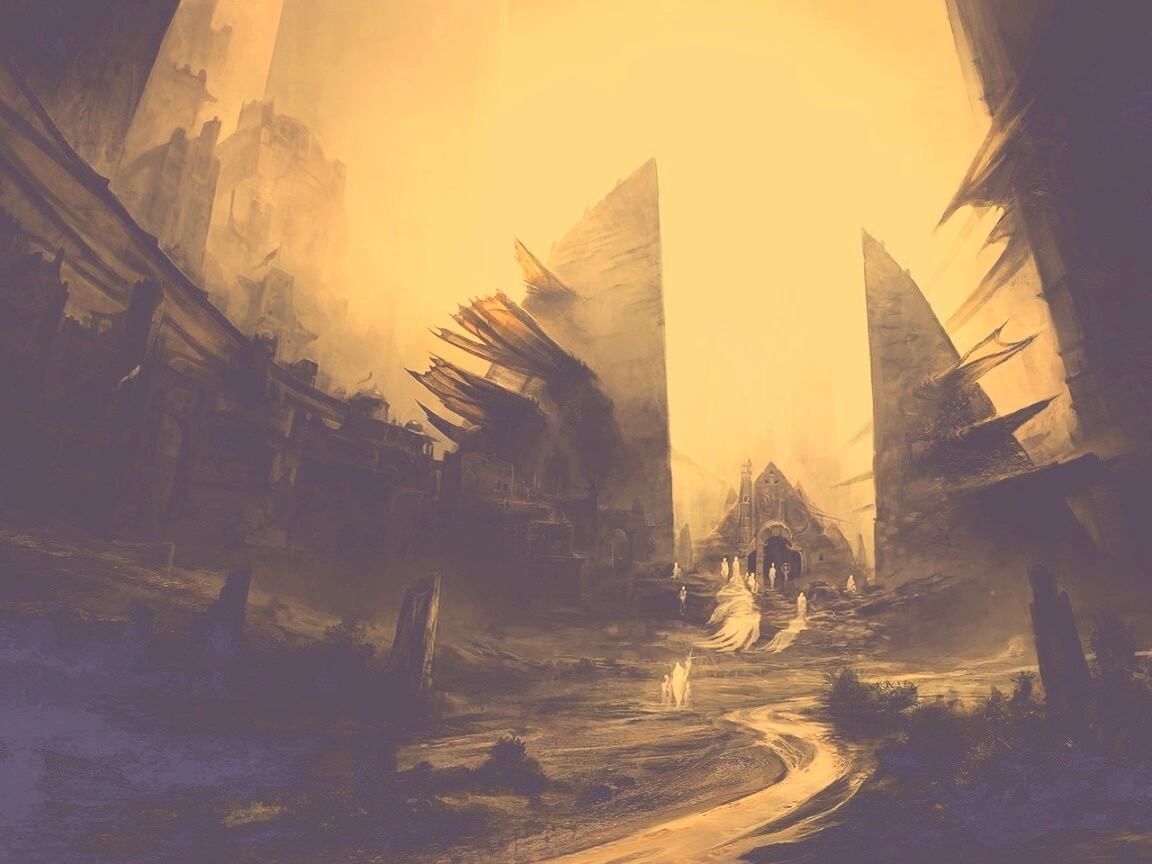 Затерянный город обои