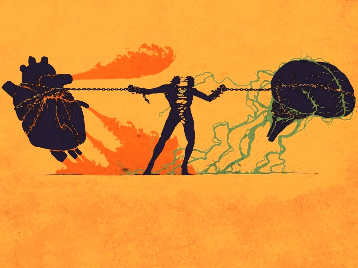 Борьба разума и сердца обои