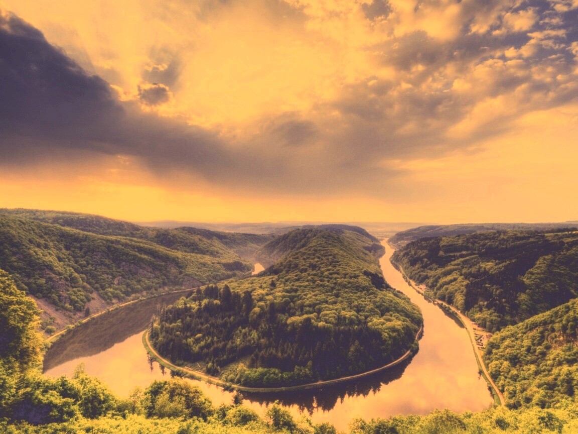 Извилистый каньон обои