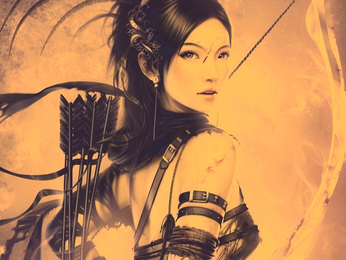 Лучница обои