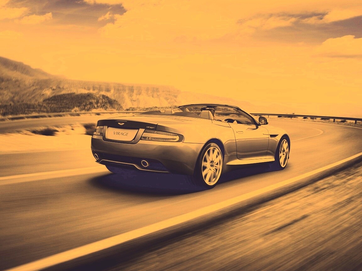 Астон кабриолет обои