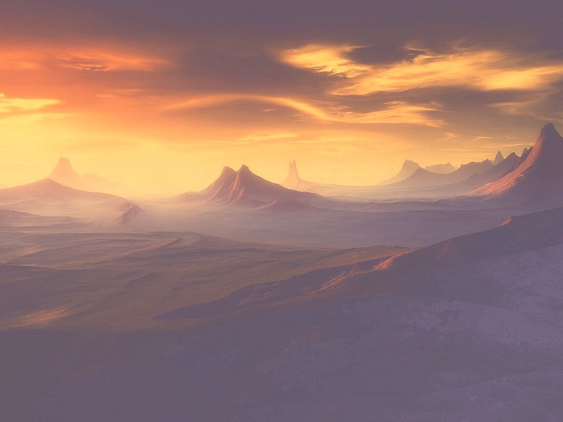 Инопланетный ландшафт обои