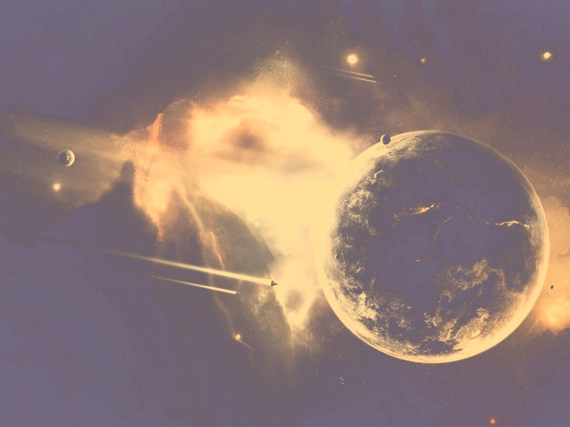 Живописный космос обои