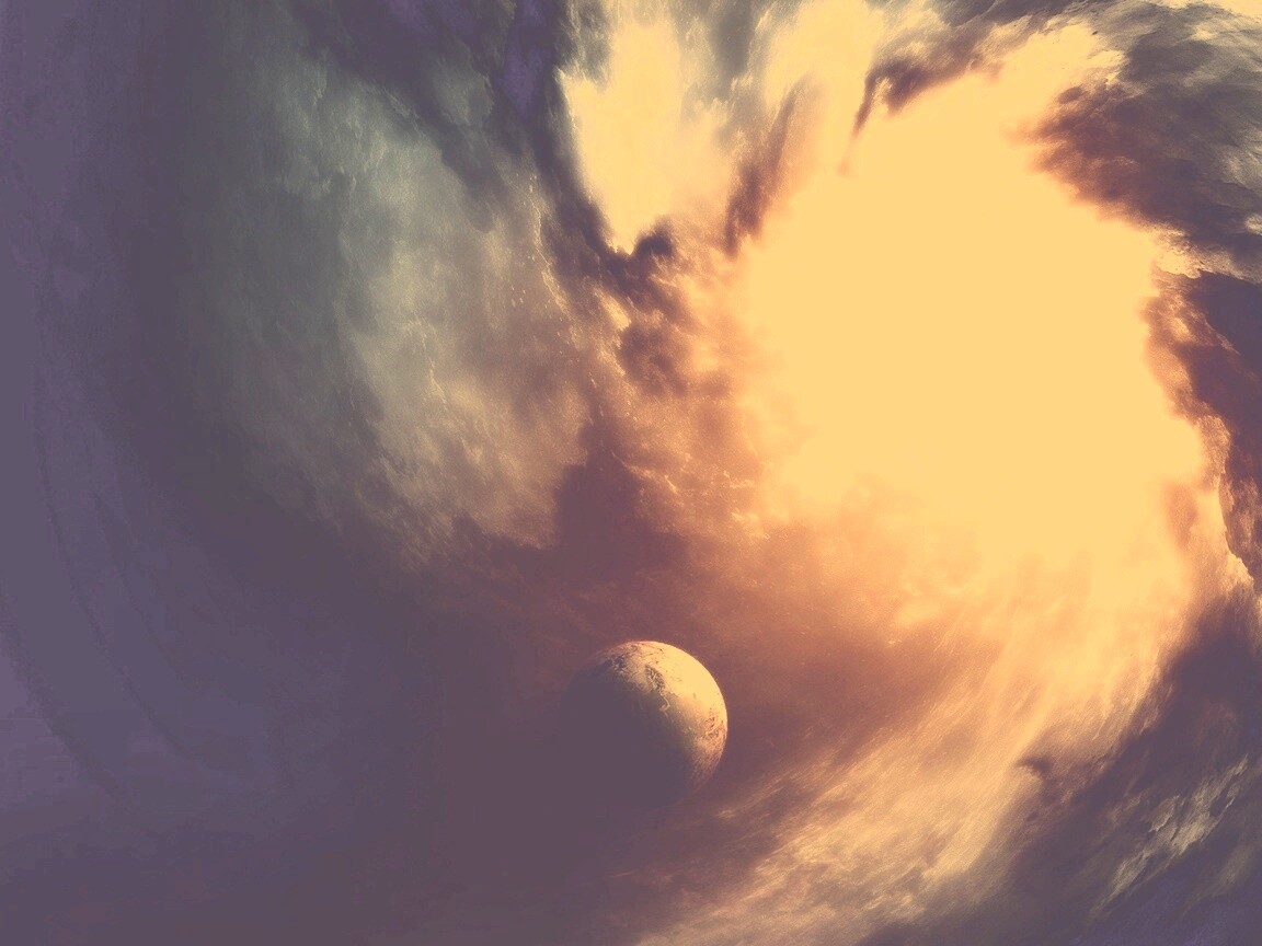 Космический вихрь обои