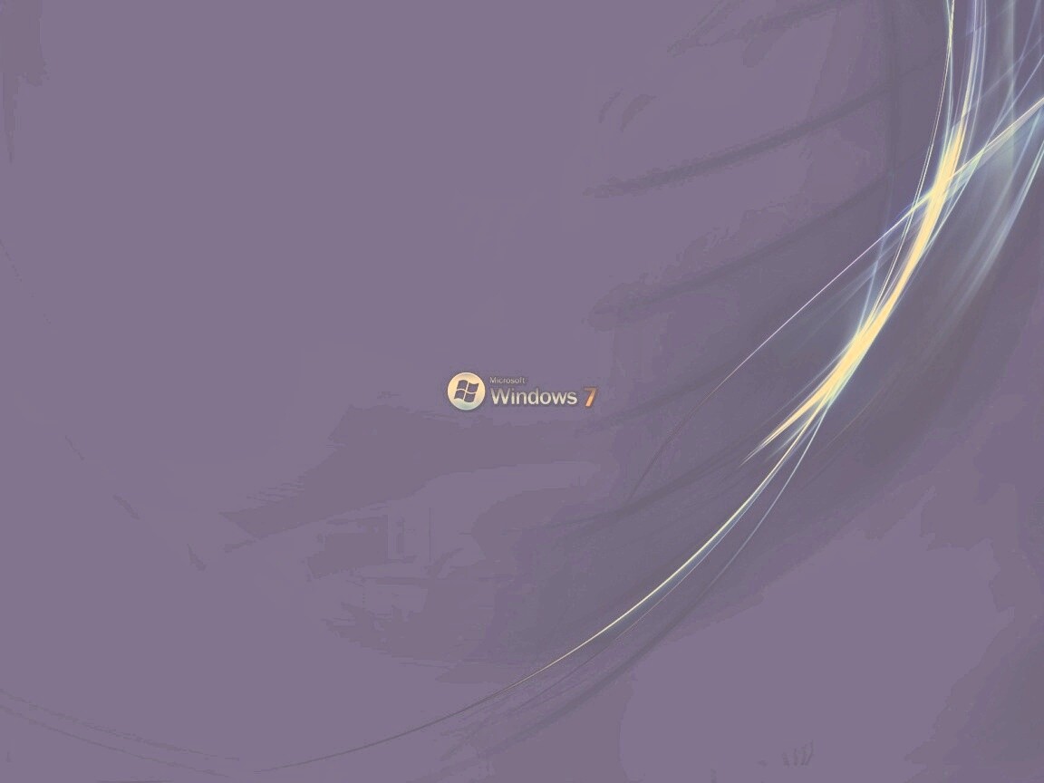 Темный фон Windows 7 обои