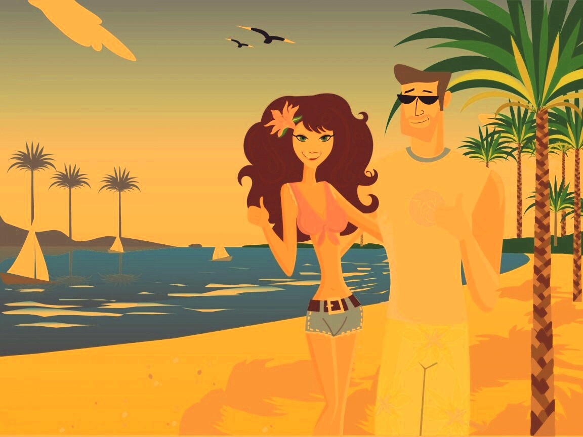 Отпуск на позитиве обои