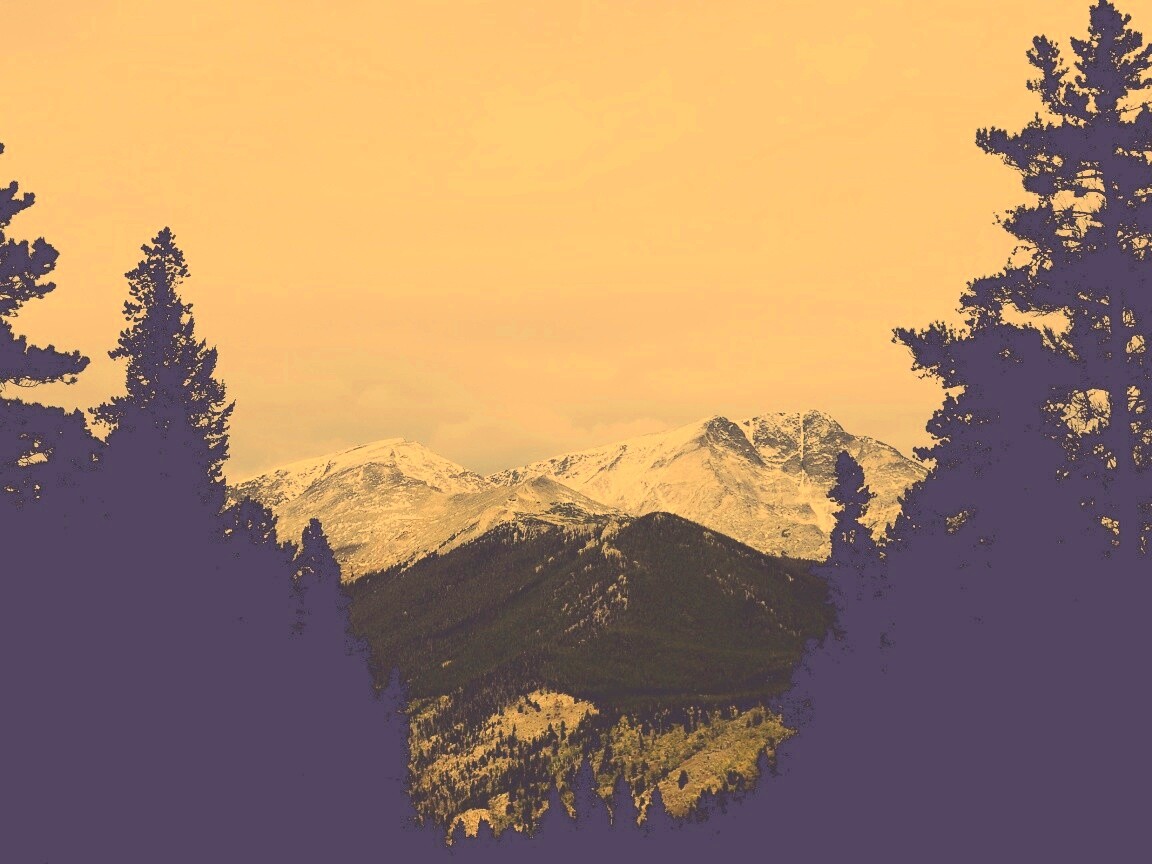 Вид на горы обои