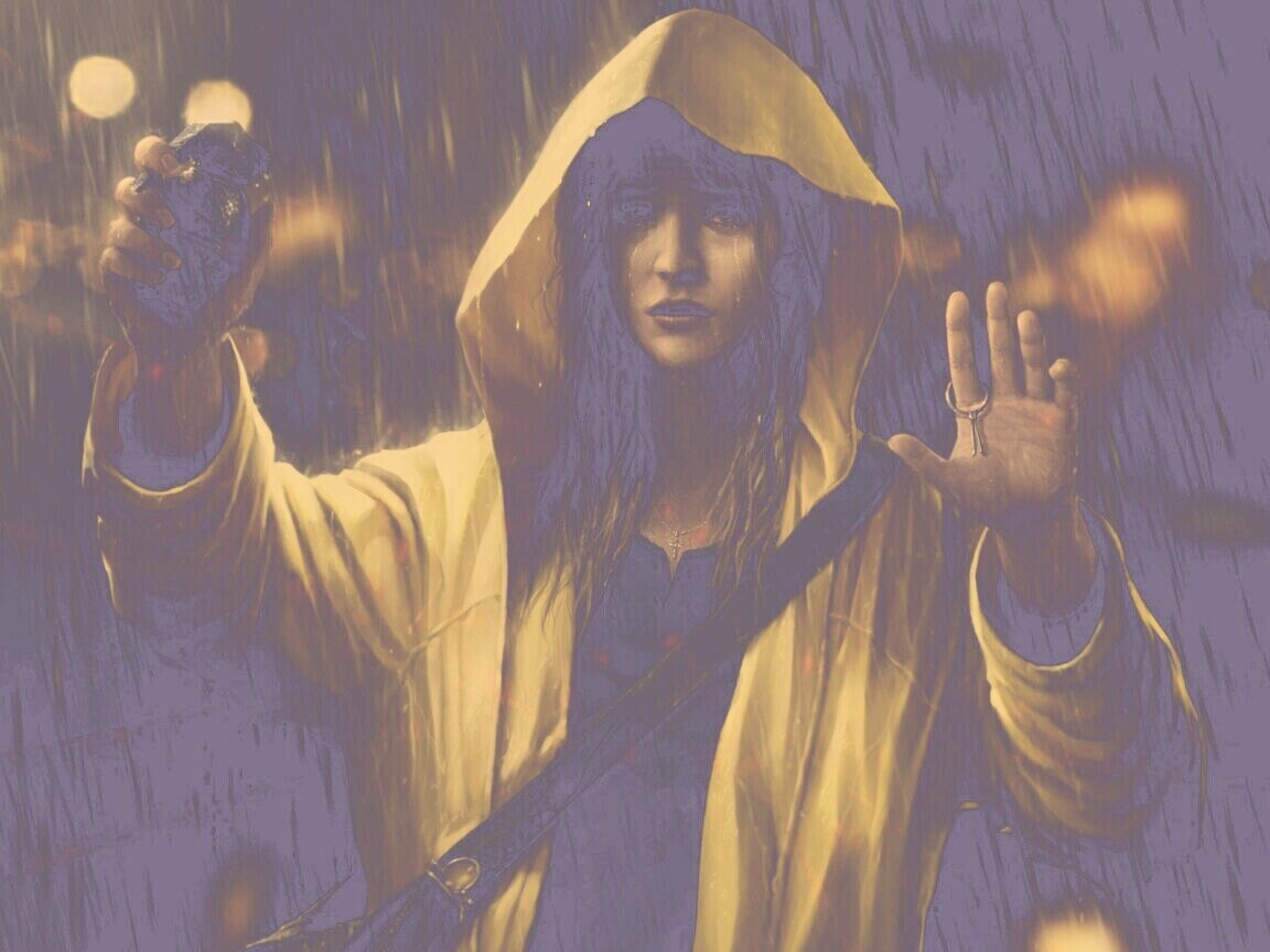 Девушка с гранатой обои