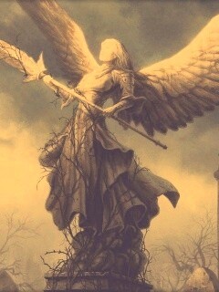 Ангел с мечом обои