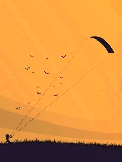 Запуск воздушного змея обои