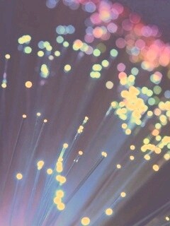 Огоньки на оптоволокне обои