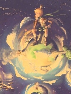 Арт на сказку Маленький Принц обои