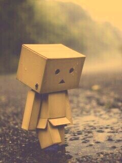 Картонный человечек обои