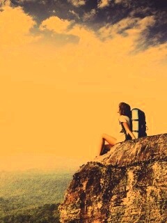 Девушка турист обои