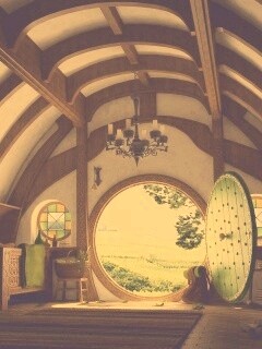 Дом хоббитов обои