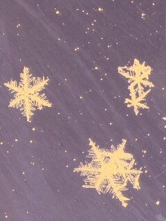 Снежинки обои