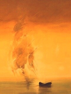 Призрачный парусник обои