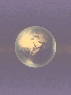 Наш голубой шар в космосе обои