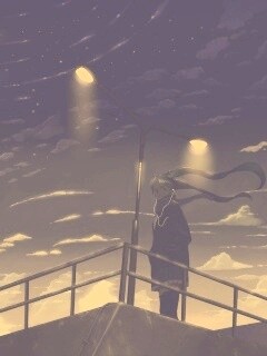 Под фонарем обои