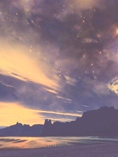 Ночное звездное небо обои