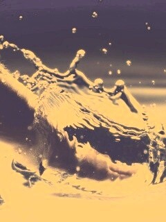 Палец в воде обои