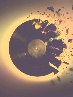 Разрывающийся винил обои