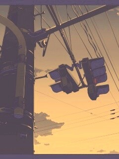 Красный свет обои