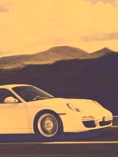 Белый порш обои