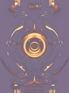 Tron Data Amber обои