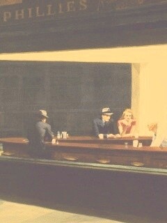 Ночное кафе обои