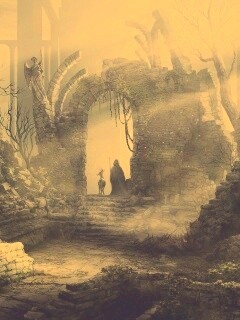 Маг в руинах обои