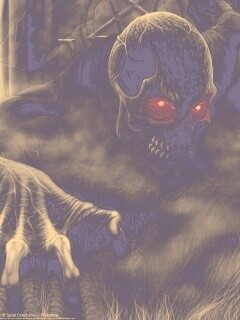 Черный труп вылезает из могилы обои