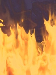 Желтое пламя обои