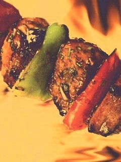 Сочный шашлычок обои