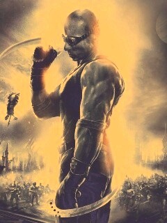 Риддик с клинками обои