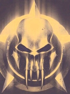 Клыкастый череп обои