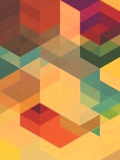 Разноцветные параллелограммы обои