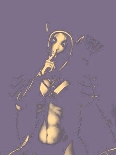 Ночная эльфийка призывает к тишине обои