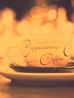 Чашечка капучино обои