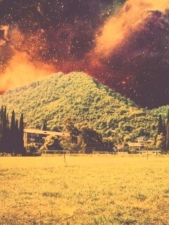 Под удивительным небом обои