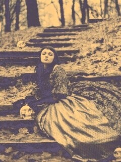 Среди черепов обои