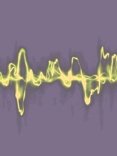 Зеленая пульсирующая волна обои