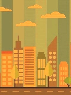 Векторный рисунок города обои