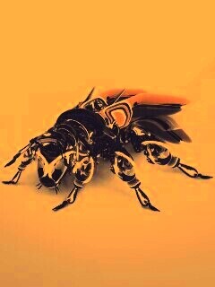 Кибер муха обои