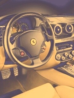 Салон феррари обои