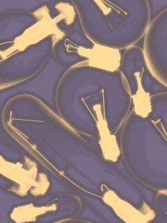 Лампочки под рентгеном обои