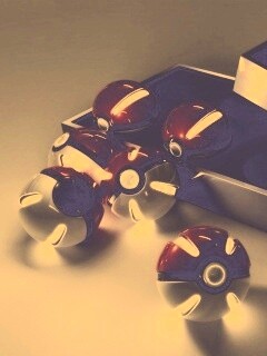 Коробка с покеболами обои